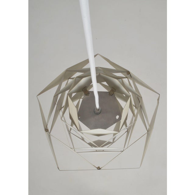 Gray Symphony Ceiling Lamp attributed to Preben Dal for Hans Følsgaard Elektro, 1960s For Sale - Image 8 of 9