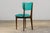 Mid Century Modern French Oak Dining Chairs in Rainbow Vinyl - Set of 6 For Sale - Image 14 of 18