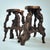 Brutalist Handcrafted Vine Wood and Oak Tripod Bar Stools, France, 1950s, Set of 4 For Sale - Image 18 of 18