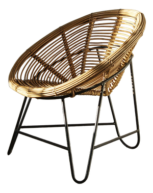 Vintage Wicker Side Chair
