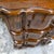 Vintage Italian Baroque Style Burl Walnut Serpentine Chest of Drawers For Sale - Image 11 of 12
