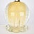 Mid Century Modern Murano Glass Bullicante Table Lamp 1950s | Vintage Gold Flakes Accent Light Italian Hollywood Regency Seguso Barovier Toso For Sale - Image 4 of 9