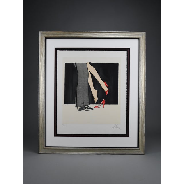 René Gruau, Bonjour Chérie, 1990, Acrylic on Paper For Sale - Image 3 of 17