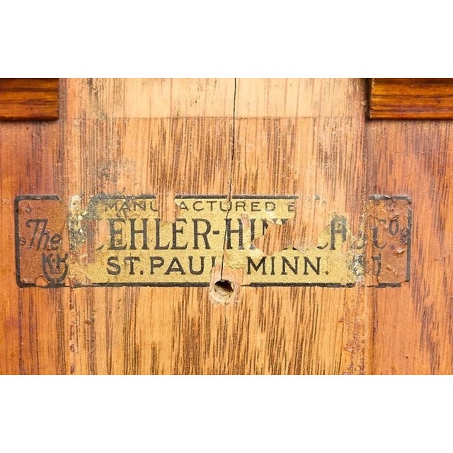 Koehler and Hinrichs Arts and Crafts Soda Fountain Booth With Table Minnesota For Sale - Image 12 of 12