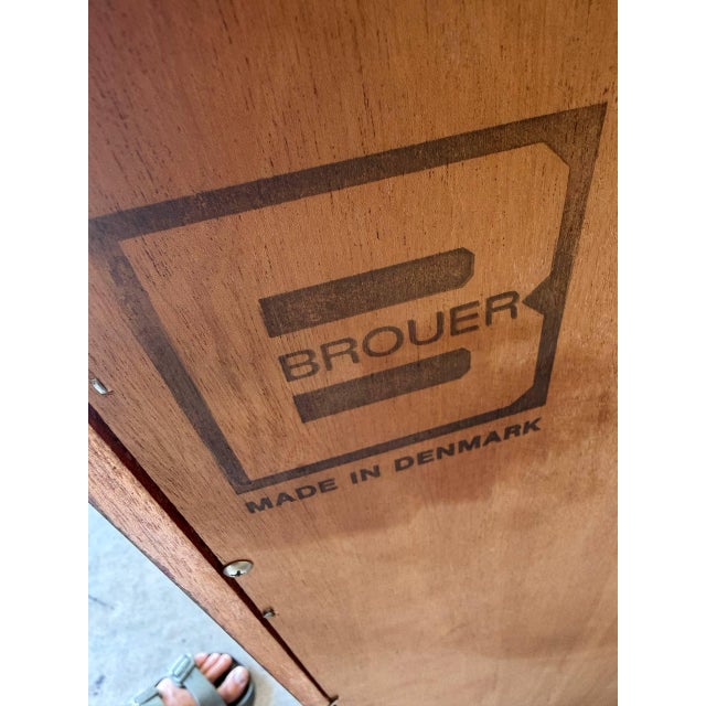 Wood Brouer Gentleman Chest Rosewood Dresser Storage Denmark Mid-Century Modern 1970s For Sale - Image 7 of 10