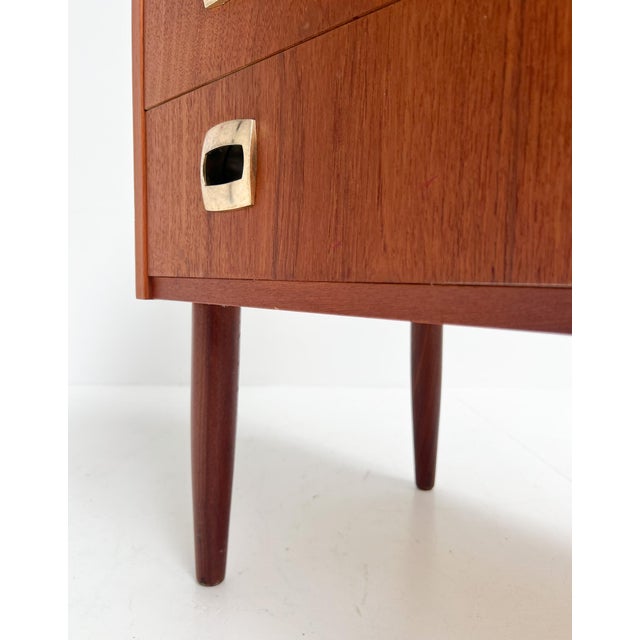 Danish Brown Secretary, 1960s For Sale - Image 10 of 15