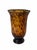 This hand-blown tortoiseshell art glass vase adds rich texture and visual warmth to any space. The flared rim and heavy,...