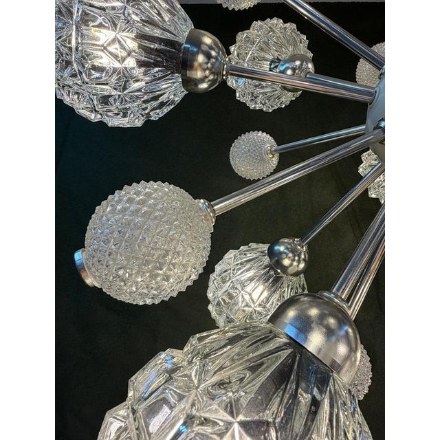 2000 - 2009 Sputnik Chandelier by Elektrofém ISZ For Sale - Image 5 of 11