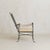 Mid 20th Century Italian Verdigris Iron Armchair with Ottoman, 1950s For Sale - Image 5 of 11