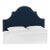 Full Headboard in Velvet Ink For Sale