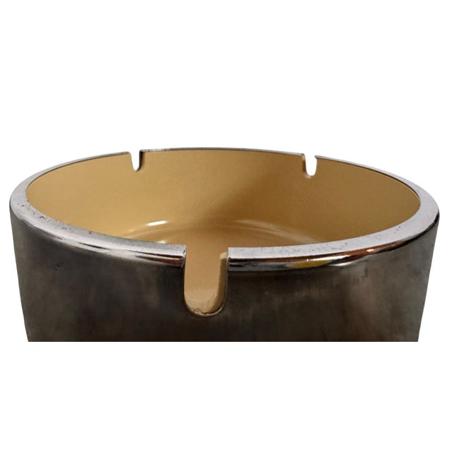 MCM 1970s Chrome Nesting Ashtrays For Sale - Image 4 of 13