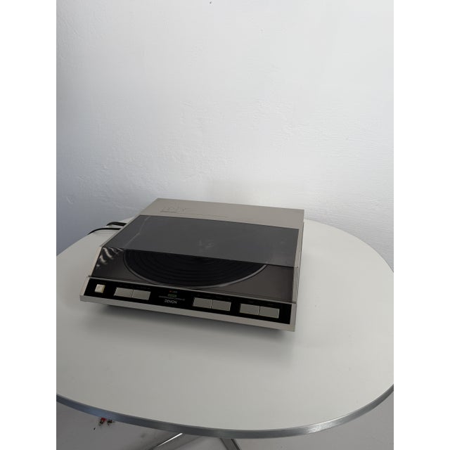 Mid-Century Modern Denon DP-15F Dynamic Servo Tracer Turntable, Japan, 1980s For Sale - Image 3 of 11