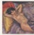 Art Deco 1930 French Art Deco Lithograph-Exotic Reclining Nude For Sale - Image 3 of 4