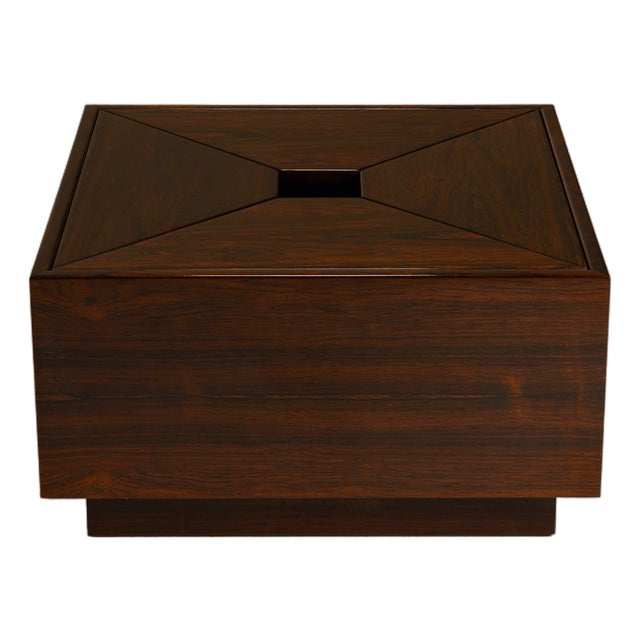 Square Coffee Table with Storage Space, Italy, 1960s For Sale