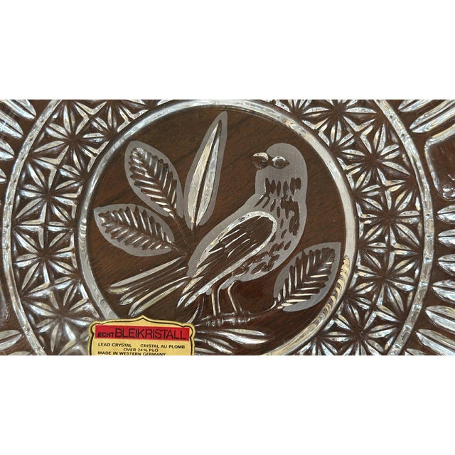 1980s Vintage Byrdes Lead Crystal Ashtray West Germany For Sale - Image 10 of 10