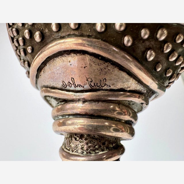 1990s John Ruth “Flower Ball” Studio Glass and Sterling Silver Sculpture, 1990s For Sale - Image 5 of 16