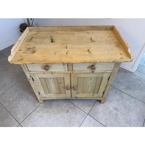 Antique Rustic Changing Table or Cabinet in Wood For Sale - Image 5 of 17