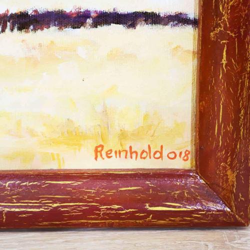 Oil Painting on Canvas of Indian Scouts Army Regulations by Reinhold, 2000s, Canvas, in Good conditions. Designed from 2000
