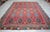 Ruby Red Vintage Hand-Woven Wool Turkish Rug - 8′8″ X 11′7″ For Sale - Image 8 of 15