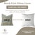 Fabdivine Handmade Block Print Throw Pillow Cover 20x20 Pure Linen Thorny Steams Cushion Cover For Sale - Image 9 of 9