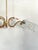 1960s Mid-Century Modern French Atomic Chandelier with Red Acrylic Glass Accents and Textured Glass Shades, 1960s For Sale - Image 5 of 13