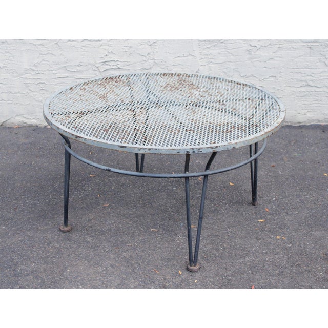 High Quality Vintage Wrought Iron Coffee or Cocktail Table