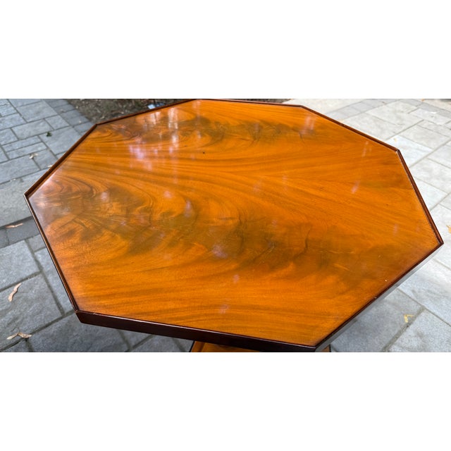 Mid 20th Century Pair of Continental Biedermeier-Style Side Tables For Sale - Image 5 of 14