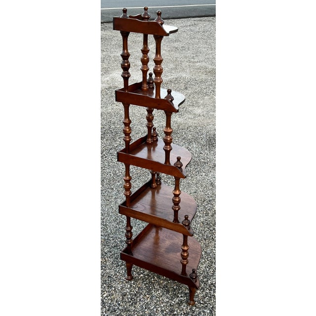Vintage Victorian Style Corner Shelf Chairish