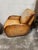 Chocolate Art Deco Style Leather & Velvet Club Chairs - A Pair For Sale - Image 8 of 10