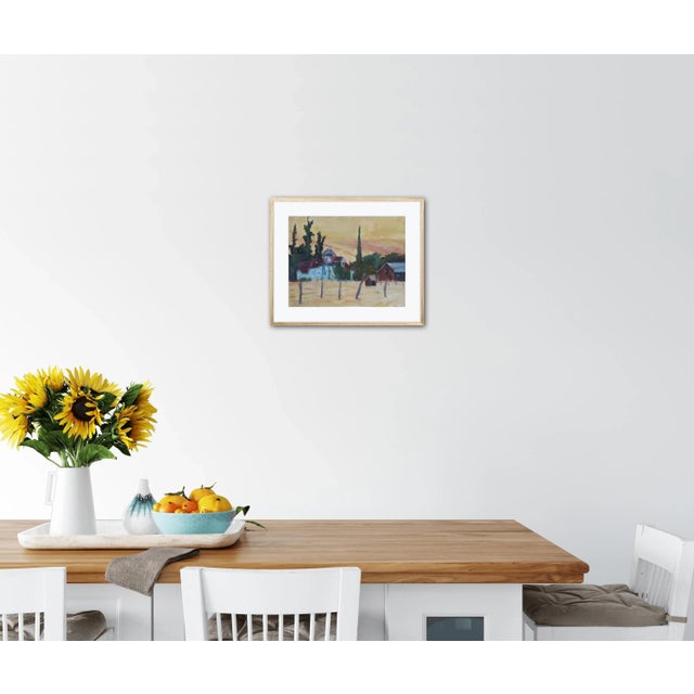 Golden Hills Plein Air Landscape Painting For Sale - Image 4 of 8