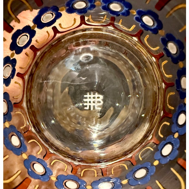 Late 19th Century J. & L. Lobmeyr Polychrome Enamel-Painted Glass Pokal With Armored Knight For Sale - Image 11 of 11