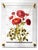 Contemporary Persian Buttercup - Hand Textured Red Flowers For Sale - Image 3 of 10