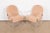 A gorgeous pair of Modern Art Deco or Mid-Century Modern lucite waterfall armchairs, club chairs, or lounge chairs By Leon...