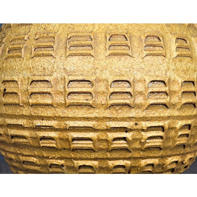 1960s Bob Kinzie for Affiliated Craftsmen Stoneware Pottery Table Lamp For Sale - Image 9 of 18
