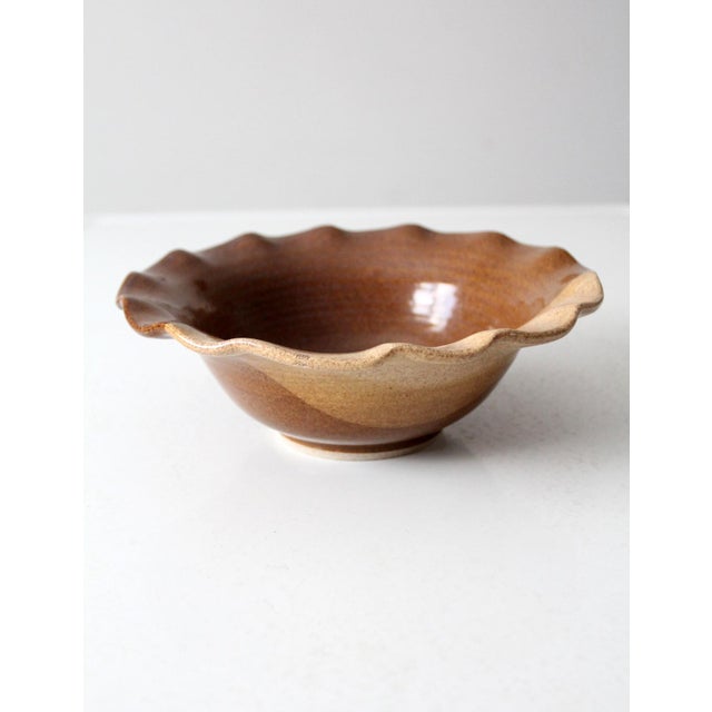 Vintage Studio Pottery Bowl For Sale - Image 4 of 10