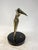 Stunning bronze sculpture "La Fortuna" by Walter Pugni. An elegant female figure in gold-plated bronze with a mirror...