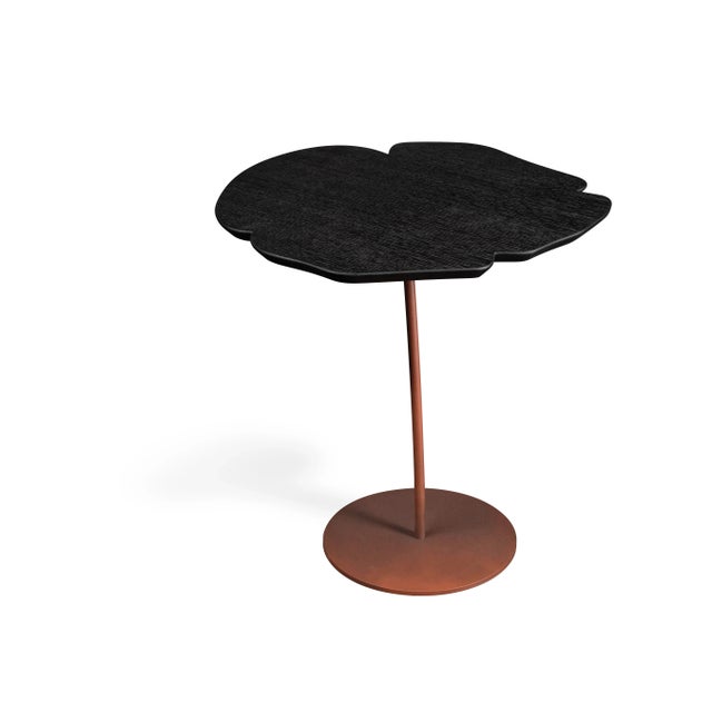 Not Yet Made - Made To Order Oak, Wenge & Iron Andy Mono Side Table from VGnewtrend For Sale - Image 5 of 5