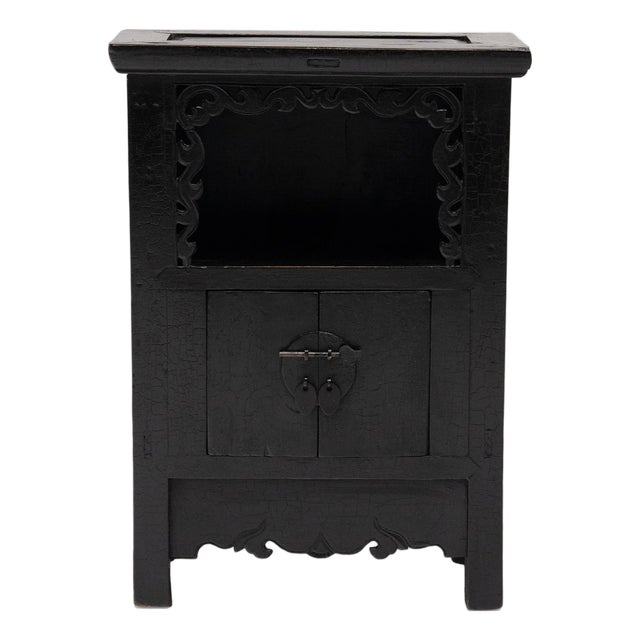 Chinese Petite Crackled Offering Cabinet, C. 1870 For Sale