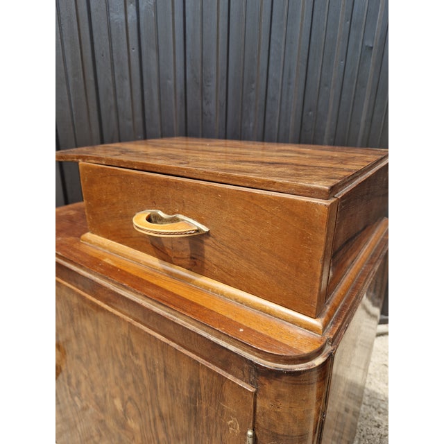 Vintage Art Deco Bedside Tables, 1930s, Set of 2 For Sale - Image 6 of 18