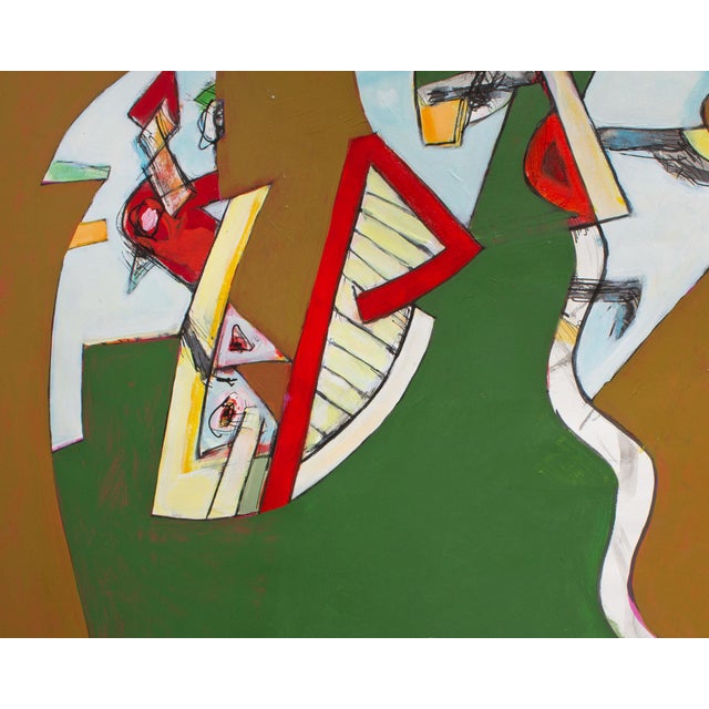 Abstract Acrylic Painting by James L. Bruch For Sale - Image 4 of 7