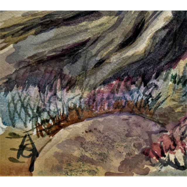 Arnold A. Grossman, California Coast with Cypress Tree For Sale - Image 4 of 5