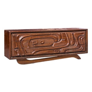 Witco Style Pulaski Oceanic Mid Century Lowboy Dresser For Sale