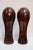 Ruby Red Mid-Century Ruby and Avventurina Murano Glass Vases - a Pair For Sale - Image 8 of 8