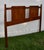 Vintage Mid Century Modern Full Walnut Headboard Arched Sculpted MCM 1960s For Sale - Image 13 of 14