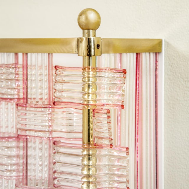 Murano Glass Wall Lights by Flavio Poli for Seguso, 1954, Set of 2 For Sale - Image 6 of 7