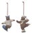 Skate and Snowboard Bear Ornament (Set of 4) For Sale