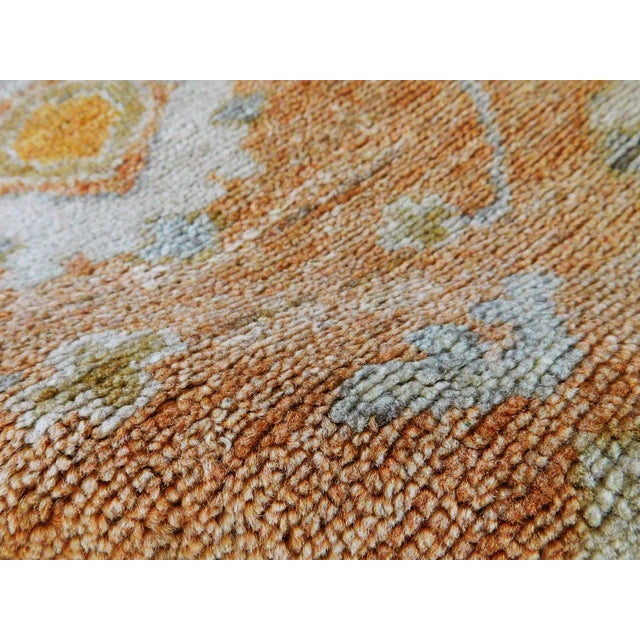 Oushak Luxury Rug For Sale - Image 4 of 18