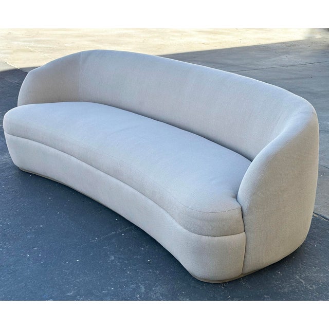 Four Hands Curved Sofa For Sale In San Diego - Image 6 of 6