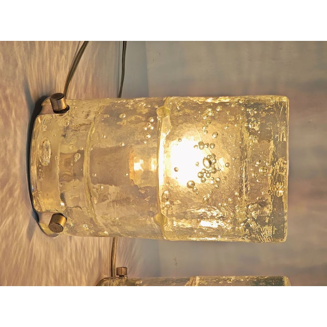Murano Glass Wall Lamps by Albano Poli for Poliarte, 1960, Set of 2 For Sale - Image 14 of 15