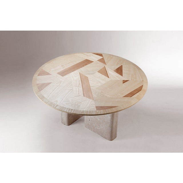 L’anamour is a dining table where the connection between the base and the top is as perfect as a poet-muse relationship‭,...